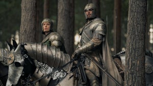 Criston Cole and Freddie Fox in House of the Dragon (Credit: HBO)