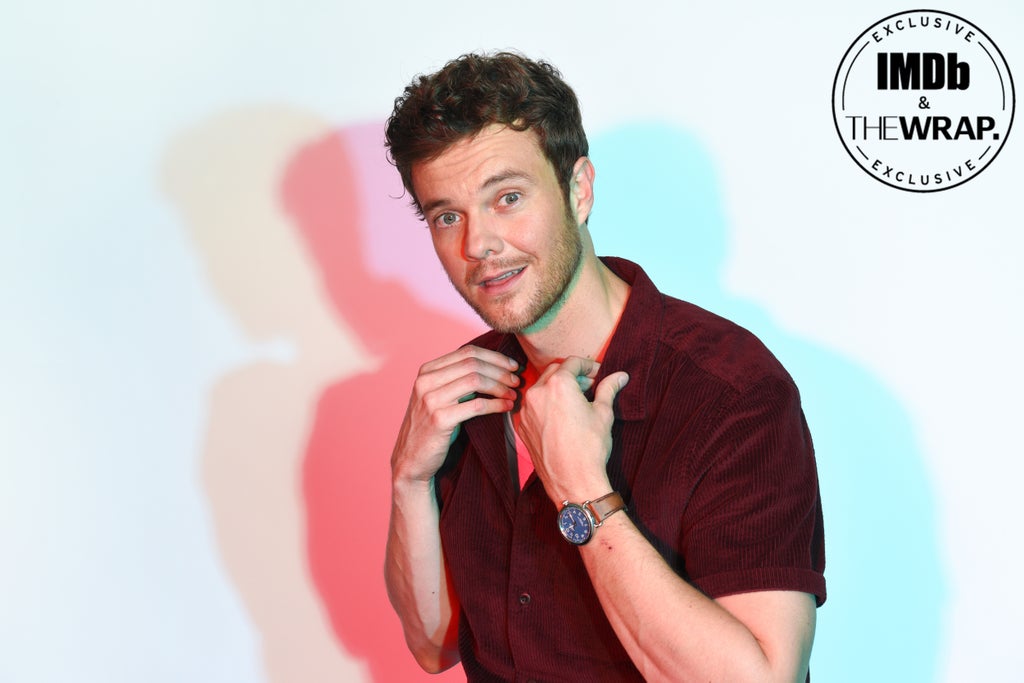 Jack Quaid poses in the IMDboat Exclusive Portrait Studio at San Diego Comic-Con 2024 at The IMDb Yacht on July 26, 2024 in San Diego, California.