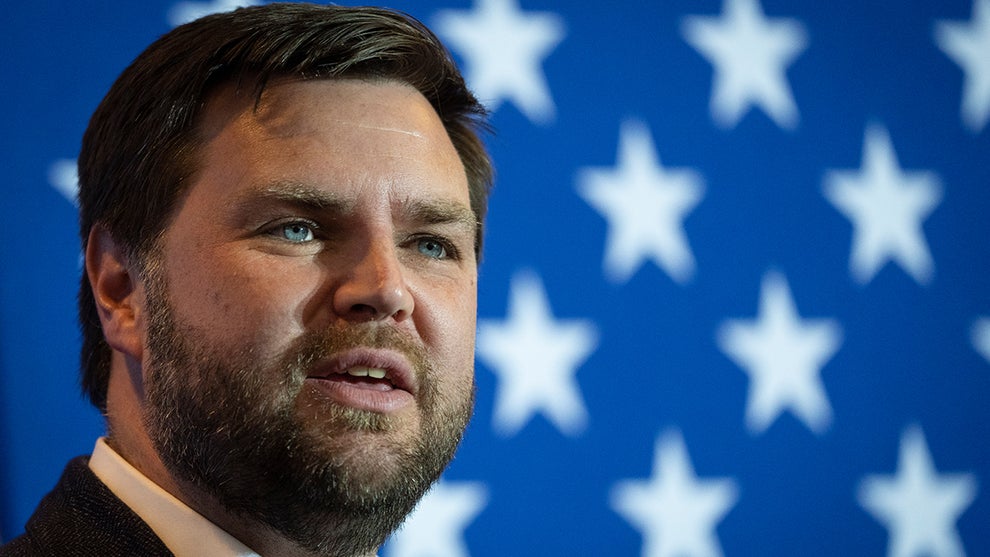 J.D. Vance, a Republican candidate for U.S. Senate in Ohio, speaks at a campaign rally on May 1, 2022 in Cuyahoga Falls, Ohio. Former President Donald Trump recently endorsed J.D. Vance in the Ohio Republican Senate primary, bolstering his profile heading into the May 3 primary election. Other candidates in the Republican Senate primary field include Josh Mandel, Mike Gibbons, Jane Timken, Matt Dolan and Mark Pukita.