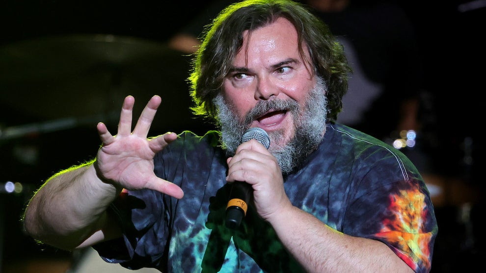 Jack Black of Tenacious D performs in 2022 in Las Vegas