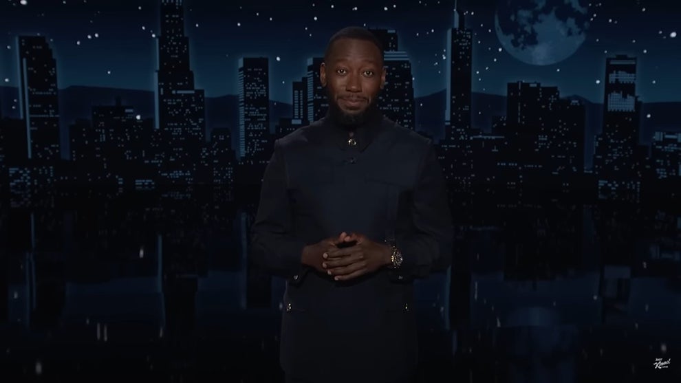 Lamorne Morris Jimmy Kimmel Live Kamala Harris monologue
