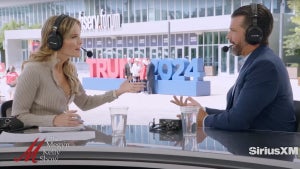 Megyn Kelly and Donald Trump Jr on "The Megyn Kelly Show" (Credit: SiriusXM)