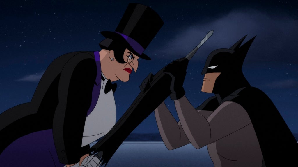 Minnie Driver Penguin Batman Caped Crusader
