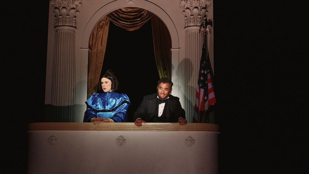 Cole Escola and Conrad Ricamora in "Oh, Mary!" (Credit: Emilio Madrid)