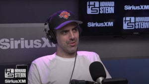 Sam Morril on "The Howard Stern Show" (Credit: SiriusXM)