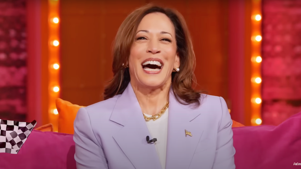 Kamala Harris appeared on the finale of "RuPaul's Drag Race All Stars 9" to encourage viewers to register to vote (Credit: Paramount+)