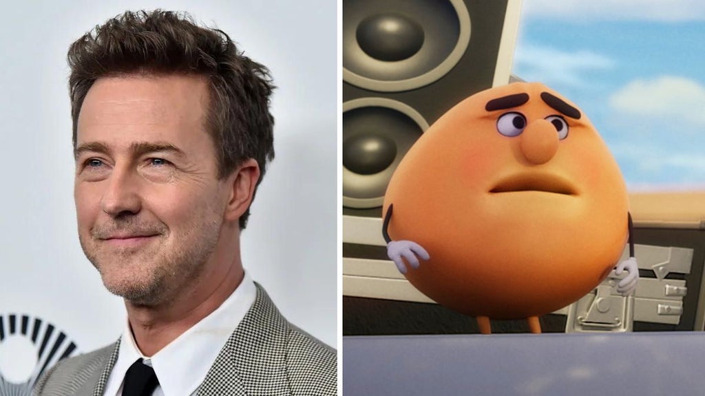 Edward Norton as Sammy Bagel Jr. in "Sausage Party: Foodtopia" (Prime Video)