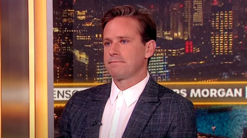 Armie Hammer on "Piers Morgan Uncensored" (YouTube)