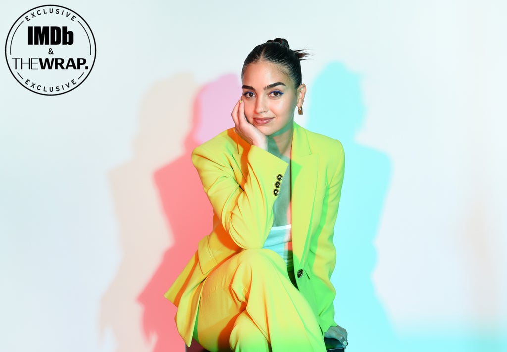 Melissa Barrera poses in the IMDboat Exclusive Portrait Studio at San Diego Comic-Con 2024 at The IMDb Yacht on July 26, 2024 in San Diego, California.