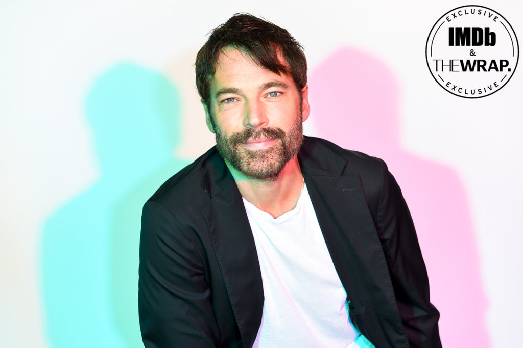 Tim Rozon poses in the IMDboat Exclusive Portrait Studio at San Diego Comic-Con 2024 at The IMDb Yacht on July 27, 2024 in San Diego, California.