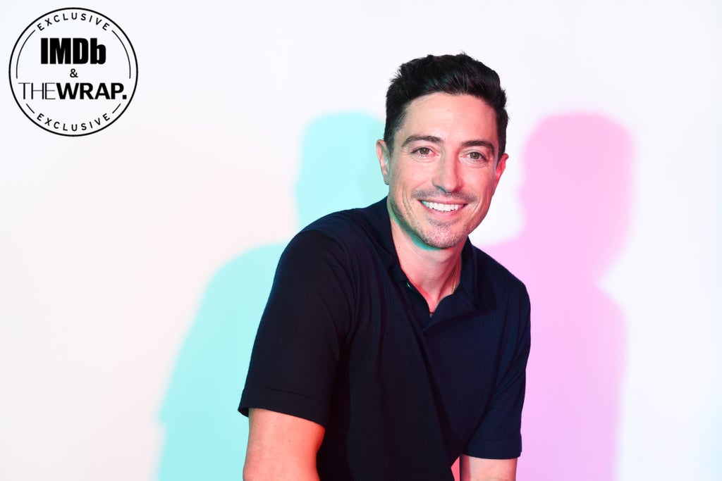 Ben Feldman poses in the IMDboat Exclusive Portrait Studio at San Diego Comic-Con 2024 at The IMDb Yacht on July 27, 2024 in San Diego, California.