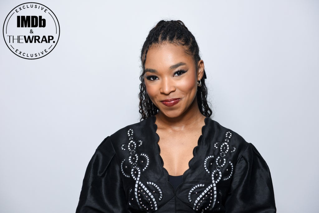 Delainey Hayles poses in the IMDboat Exclusive Portrait Studio at San Diego Comic-Con 2024 at The IMDb Yacht on July 27, 2024 in San Diego, California.