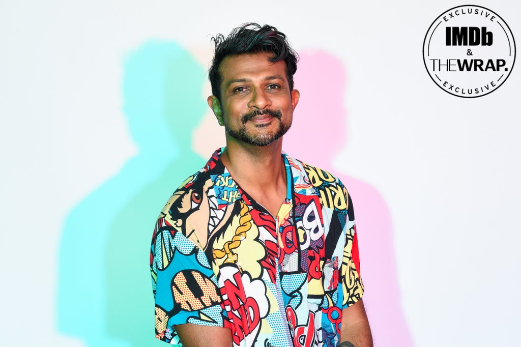Utkarsh Ambudkar poses in the IMDboat Exclusive Portrait Studio at San Diego Comic-Con 2024 at The IMDb Yacht on July 27, 2024 in San Diego, California.
