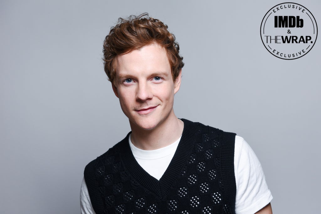 Patrick Gibson poses in the IMDboat Exclusive Portrait Studio at San Diego Comic-Con 2024 at The IMDb Yacht on July 27, 2024 in San Diego, California.