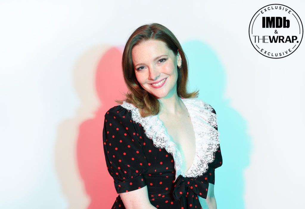 Morfydd Clark poses in the IMDboat Exclusive Portrait Studio at San Diego Comic-Con 2024 at The IMDb Yacht on July 27, 2024 in San Diego, California.