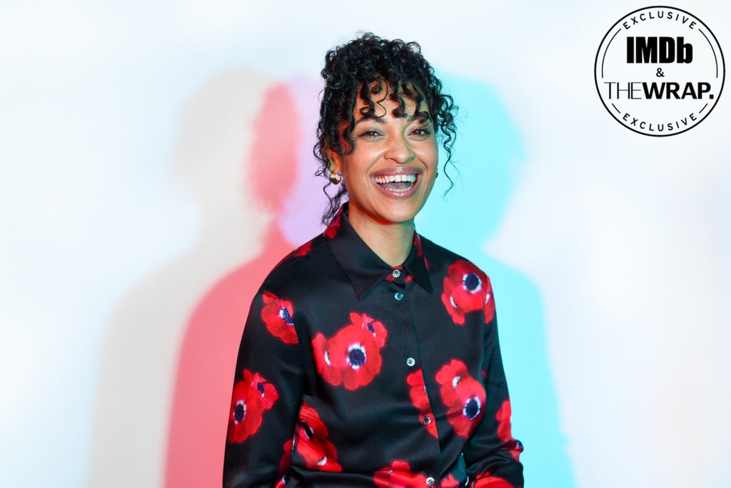 Cynthia Addai-Robinson poses in the IMDboat Exclusive Portrait Studio at San Diego Comic-Con 2024 at The IMDb Yacht on July 27, 2024 in San Diego, California.