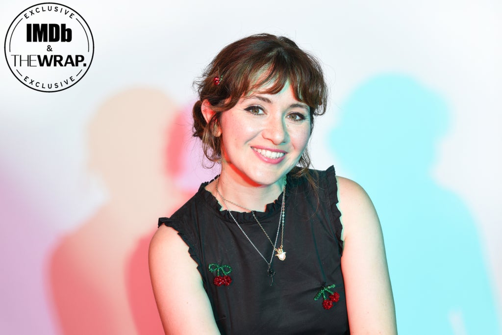 Noël Wells poses in the IMDboat Exclusive Portrait Studio at San Diego Comic-Con 2024 at The IMDb Yacht on July 27, 2024 in San Diego, California.