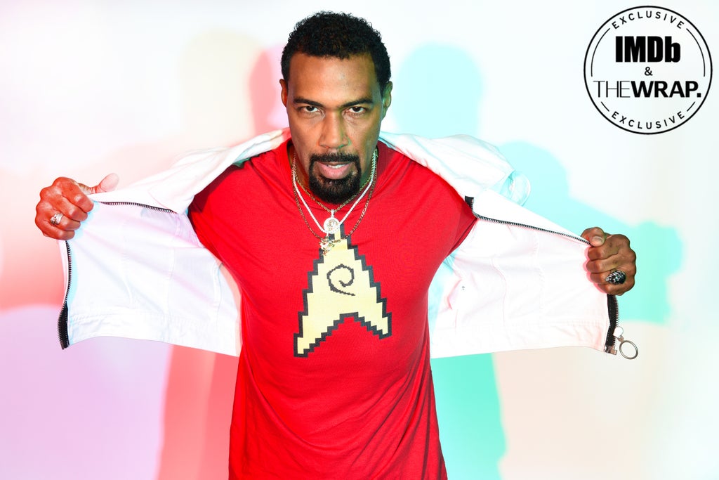 Omari Hardwick poses in the IMDboat Exclusive Portrait Studio at San Diego Comic-Con 2024 at The IMDb Yacht on July 27, 2024 in San Diego, California.