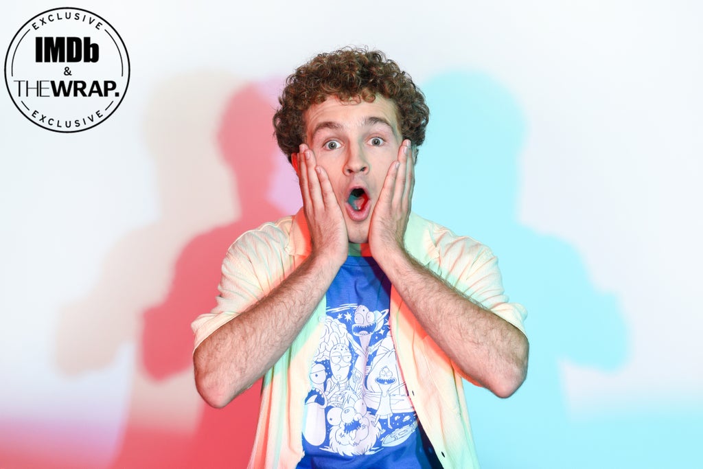 Sean Giambrone poses in the IMDboat Exclusive Portrait Studio at San Diego Comic-Con 2024 at The IMDb Yacht on July 26, 2024 in San Diego, California.