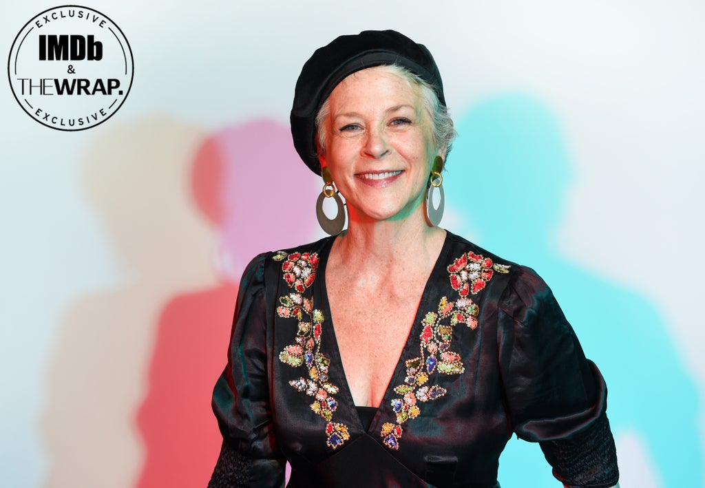 Melissa McBride poses in the IMDboat Exclusive Portrait Studio at San Diego Comic-Con 2024 at The IMDb Yacht on July 26, 2024 in San Diego, California.