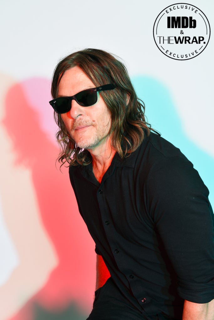 Norman Reedus poses in the IMDboat Exclusive Portrait Studio at San Diego Comic-Con 2024 at The IMDb Yacht on July 26, 2024 in San Diego, California.