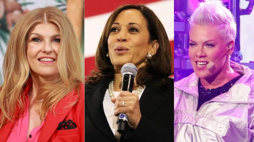 Connie Britton, Kamala Harris, Pink