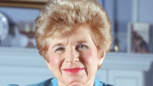 Dr. Ruth Westheimer poses for a portrait at her home April 1, 1990 in New York City