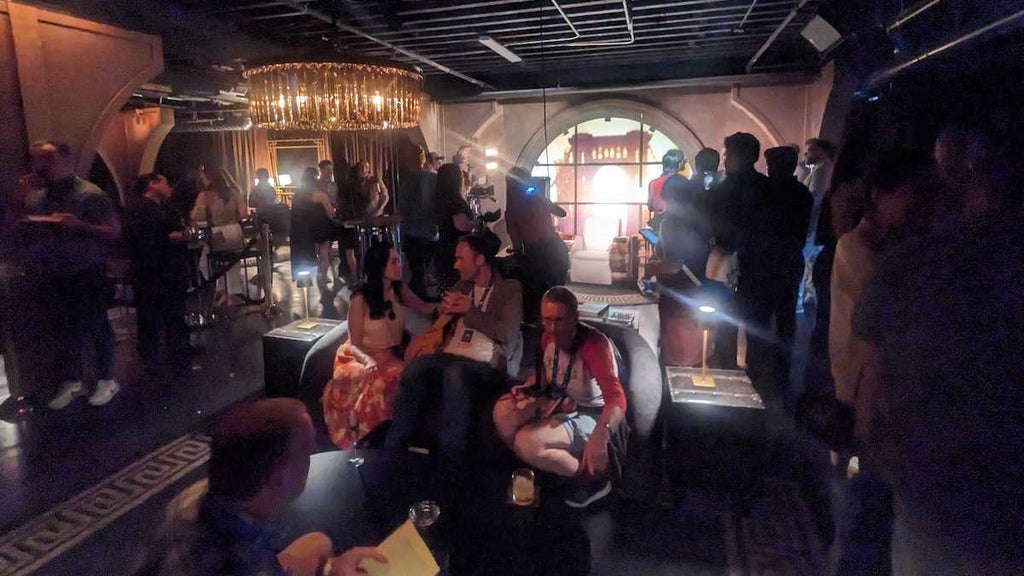 Inside the Iceberg Lounge, pre-evacuation