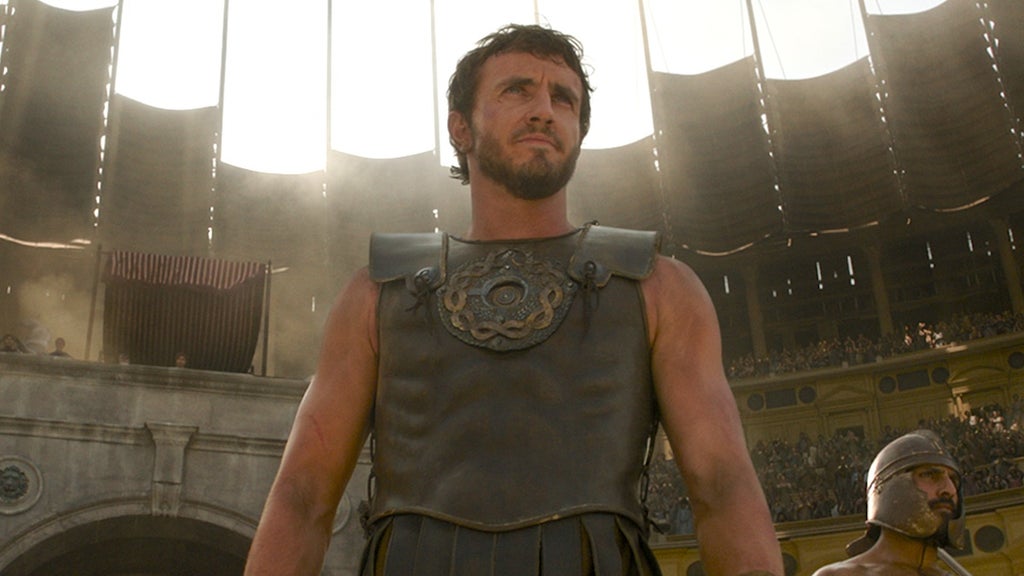 Paul Mescal as Lucius in Gladiator II