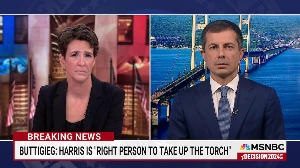 Pete Buttigieg, Rachel Maddow