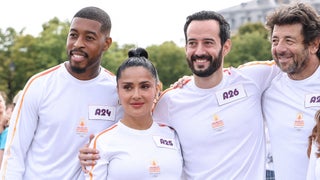 Salma Hayek Joins 11,000 Other Torchbearers Carrying the Flame to Paris 2024 Olympics