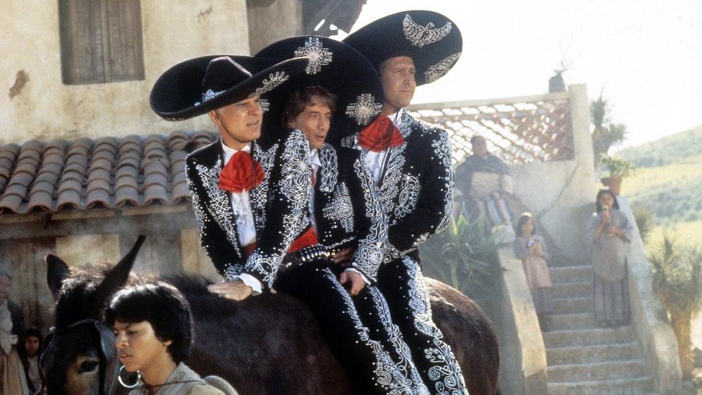 Steve Martin, Martin Short and Chevy Chase In 'Three Amigos!'