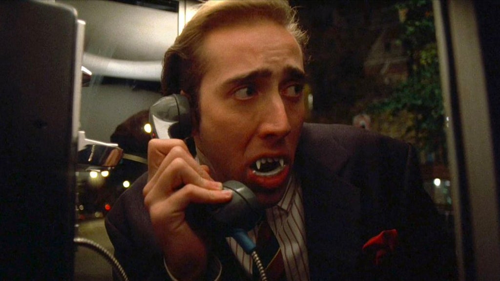 Nicolas Cage in "Vampire's Kiss' 