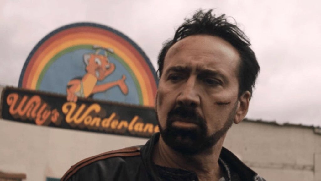 Nicolas Cage in "Willy's Wonderland"