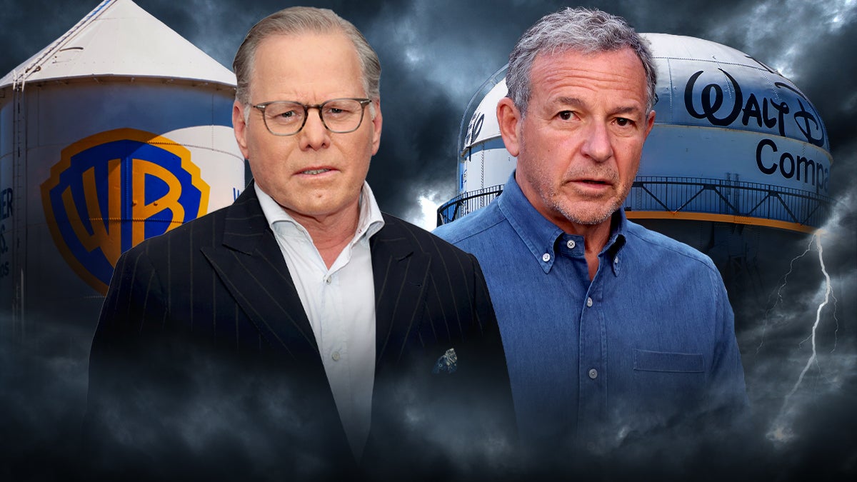 David Zaslav and Bob Iger