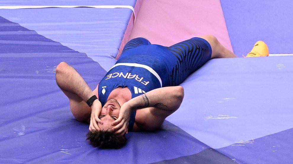 French pole vaulter Anthony Ammirati