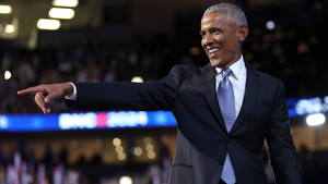 Barack Obama speaks at the 2024 DNC