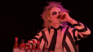 Beetlejuice in "Not Ones" interview. (Credit: Warner Bros.)