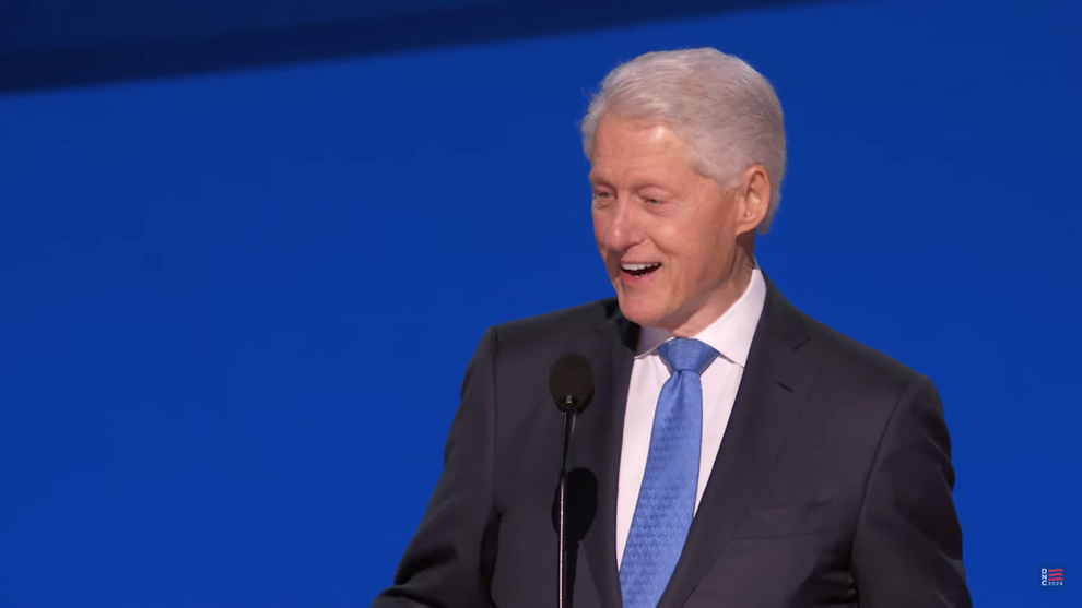 Bill Clinton speaks at the 2024 DNC