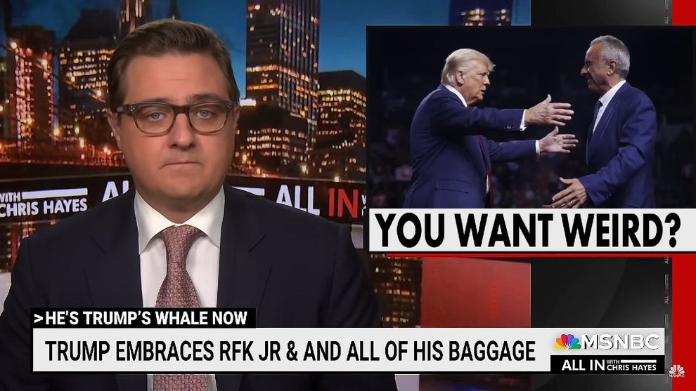 Chris Hayes comments on RFK Jr, Donald Trump and JD Vance