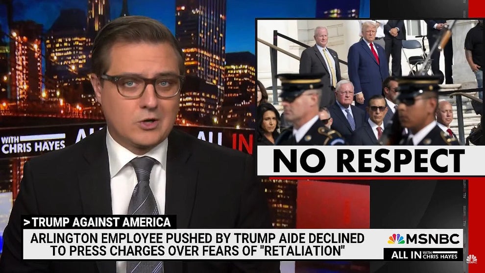 Chris Hayes on Trump's Arlington National Cemetery Scandal