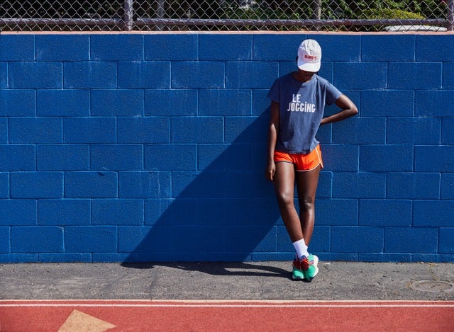 Clare V. and Tracksmith unveil a sporty capsule collection