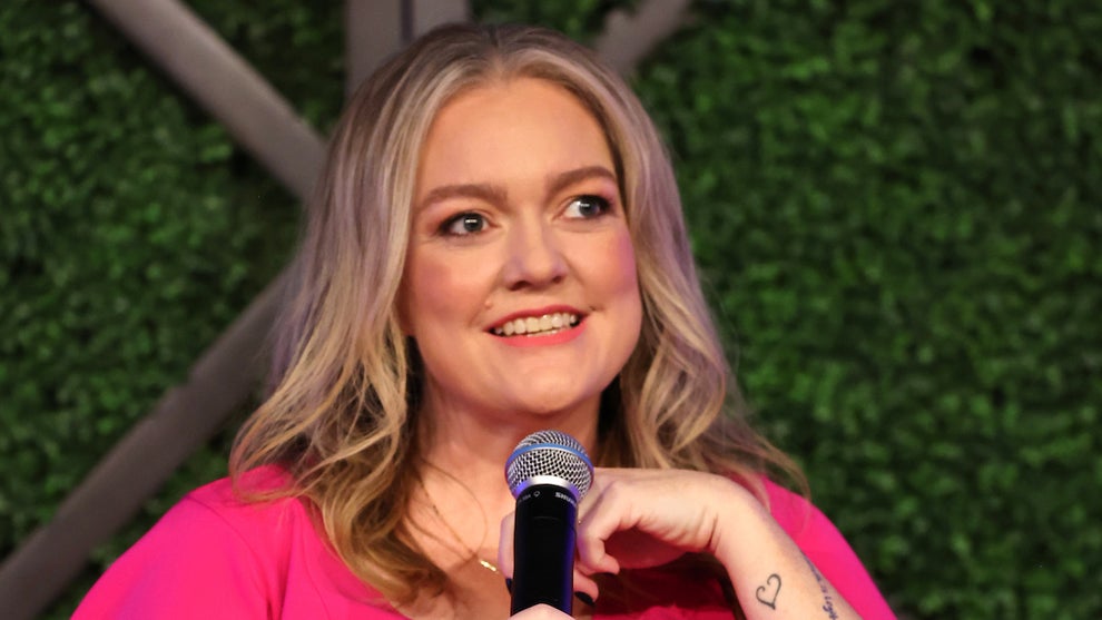 Colleen Hoover seen at Book Bonanza for "It Ends With Us" at Gaylord Texan Resort Convention Center on June 14 in Grapevine, Texas. (Credit: Eric Charbonneau/Getty Images for Sony Pictures)