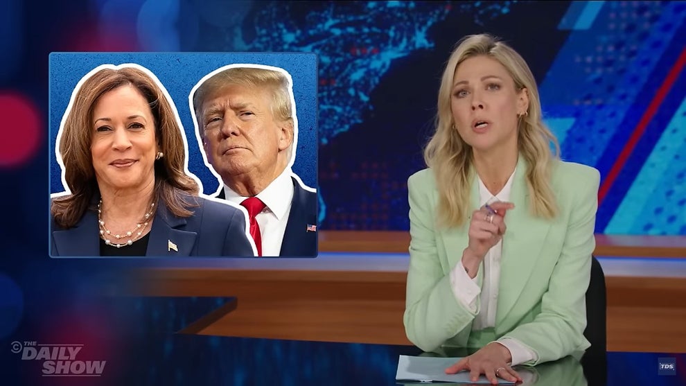 Daily Show Desi Lydic Kamala Harris Donald Trump