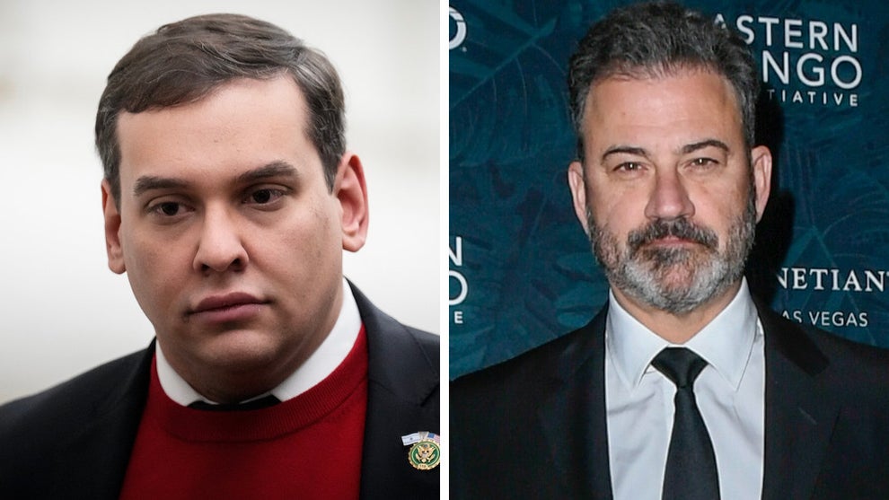 George Santos and Jimmy Kimmel