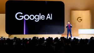 Alex Schiffhauer, group product manager at Google, speaks during the Made By Google event