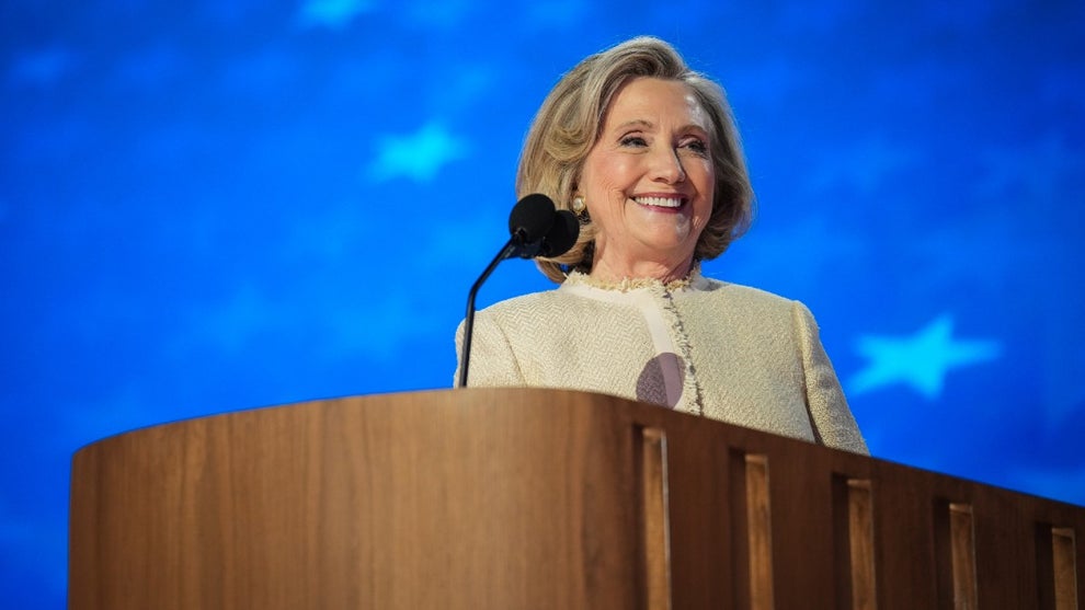 Hillary Clinton speaks at the DNC 2024
