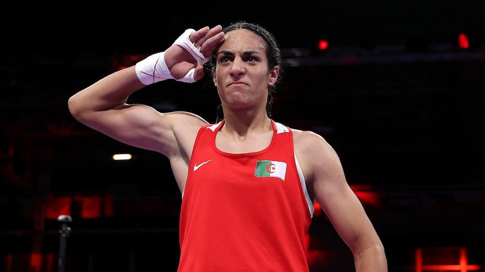 Imane Khelif at the 2024 Olympics (Credit: Richard Pelham/Getty Images)