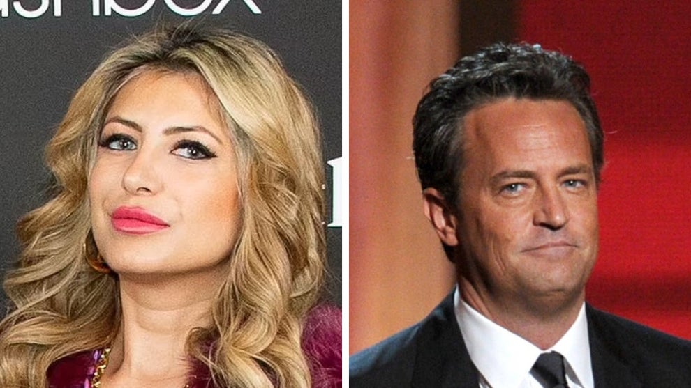 Jasveen Sangha and Matthew Perry (Credit: X/Getty Images)
