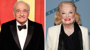 Martin Scorsese and Gena Rowlands